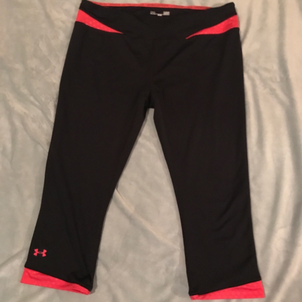 Under Armour Black and Pink Leggings